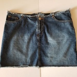 3/Paris Blues Originals denim mini skirt